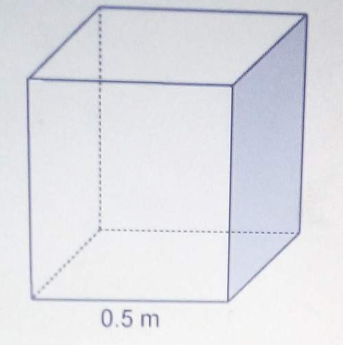what is the volume of the cube? do not enter units