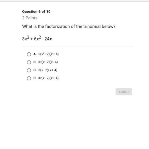 What is the factorization of the trinomial ?