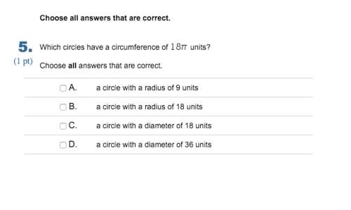 Question on circumference photo attached