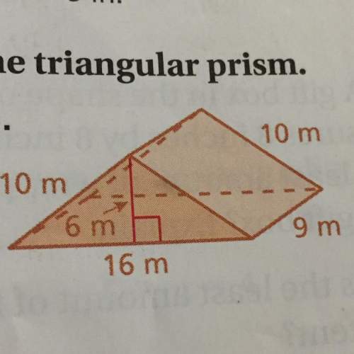 How do i fine the surface area of the triangular prism