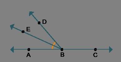 Angle abc is a straight angle. m∠dbc = 130° and be bisects ∠abd. what is meba?