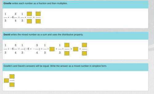 Two students use different methods to solve this multiplication problem:  1/3 x -6 3/4