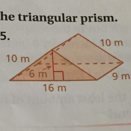 How do i find the surface area of the this triangular prism