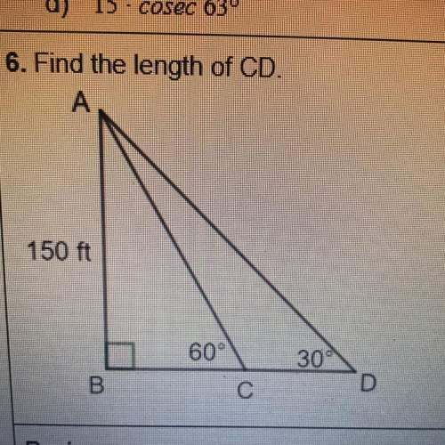 Im  how do you find the length of cd?
