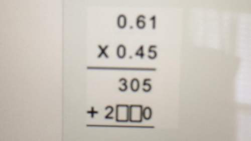 0.61x 0.45 what do i need to put in the blanks
