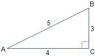 The length of the side opposite b measures __ units