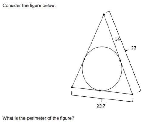 What is the perimeter of the figure?