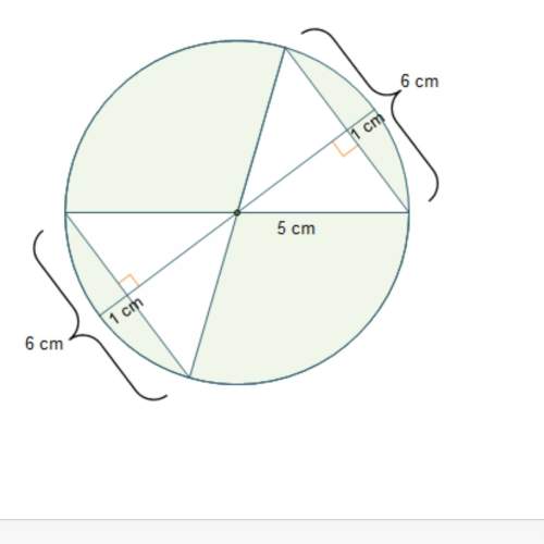 What is the area of the shaded region?  (25π – 48) cm2 (25π – 30) cm2 (25π –