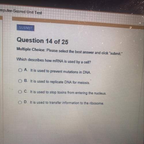 Which best describes how mrna is used by a cell