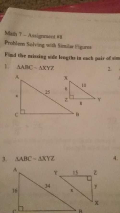 "find the missing side lengths in each pair of similar figures." someone explain