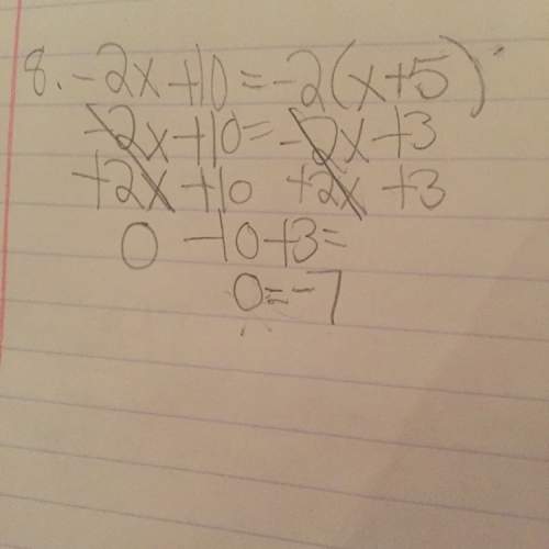 Did i do the problem -2x+10=-2(x+5) ? if not plz explain and answerthxx