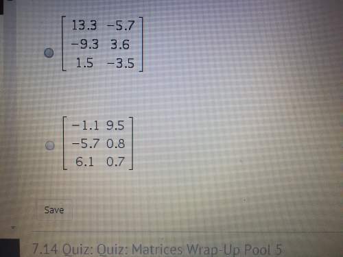 Which matrix is equal to p + q?  * photo attached * * photo 1 has answer a &amp;