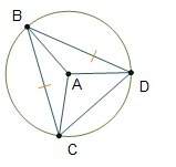 Triangle bdc is isosceles. which angle is congruent to ∠bad?  ∠bcd ∠ca