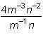 Fatima evaluated the expression when m = -2 and n = 4. her work is shown below. wh
