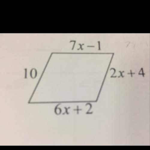 Find the sides of the parallelogram.