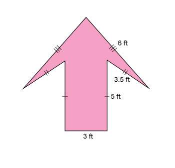 What is the perimeter of this shape?  a. 32 ft b. 3