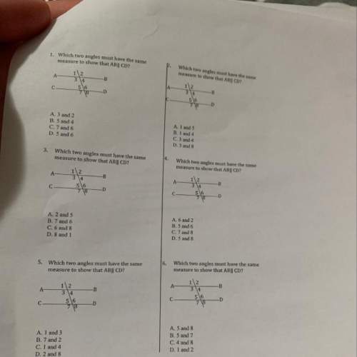 This is a worksheet on logic problems with parallel lines cut by transversals it’s geometry me out