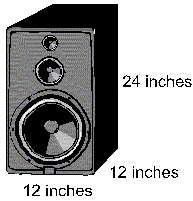 What is the volume of the stereo speaker?