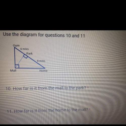 Use the diagram for questions 10 and 11