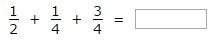 Add. simplify your answer and write it as a proper fraction or as a whole or mixed number.