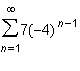 Ineed desperate or else ill fail.  which geometric series converges?