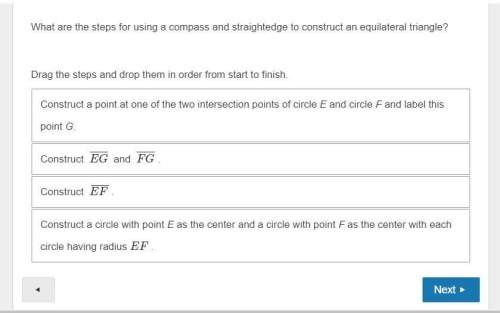 What are the steps for using a compass and straightedge to construct an quadrilateral triangle?