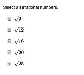 15 pts.. what are the irrational numbers?  you! : )