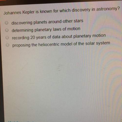 Johannes kepler is known for which discovery in astronomy