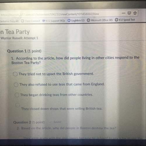 A=they tried not to upset the british government  b =they also refused to use teas that
