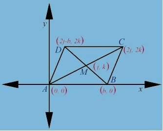 Prove: if the diagonals of a quadrilateral bisect each other, then the quadrilateral is a parallelo