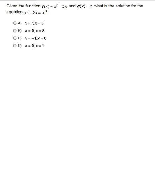 given the function and what is the solution for the equation ?
