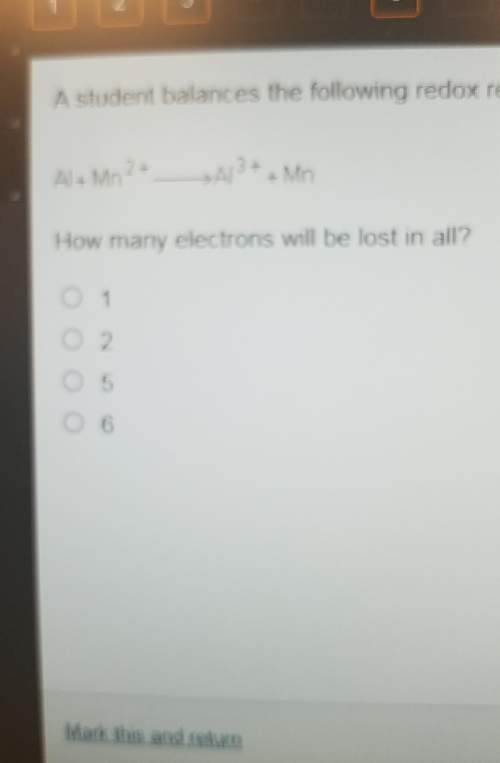 Al+mn2+&gt; al3++mn. how many electrons will be lost in all?