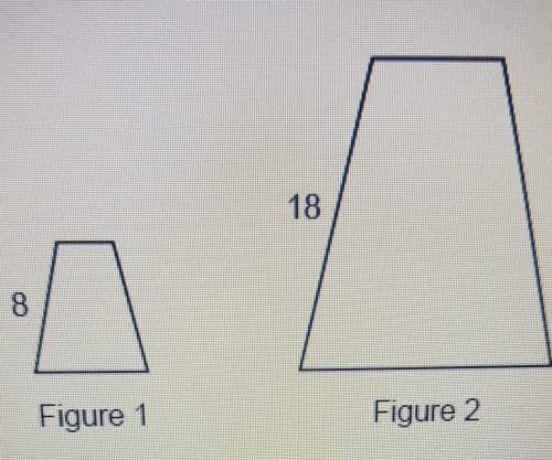 Figure 1 is dilated to get figure 2. what is the scale factor?