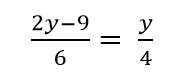 7. what is the solution to the proportion below?  captionless image y = 6/7 y = 18