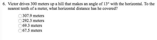 What is the horizontal distance victor