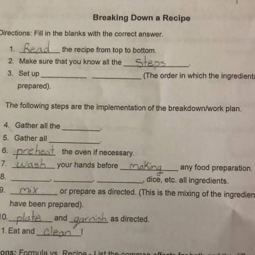 Does anyone know the answer to these culinary 1 questions?  1 word answers need a
