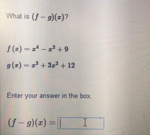 What is (f-g)(x)?  question equation show in picture