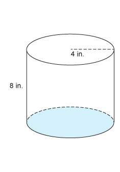 What is the exact volume of the cylinder?  a. 32 in^3 b.6