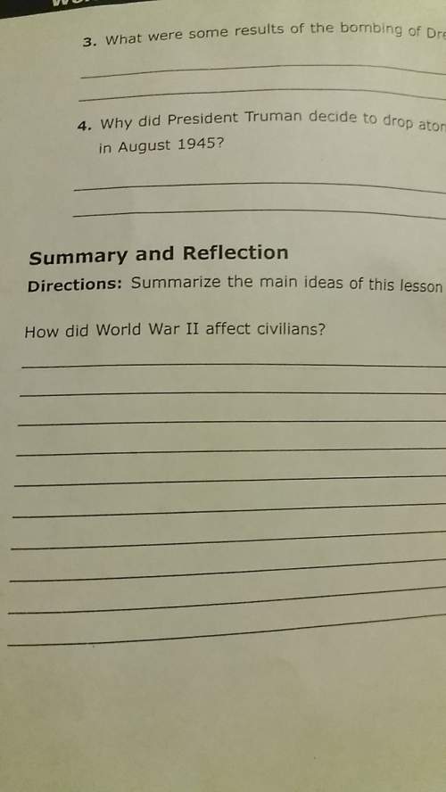 How did world war 2 impact civilians
