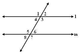 identify a pair of corresponding angles. assume: angle l is parallel with