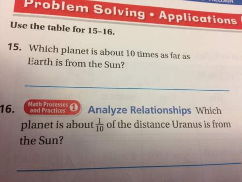 Which planet is 10 times as far as earth is from the sun