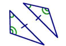 Which postulate can be used to prove that the triangles are congruent?  a. sss