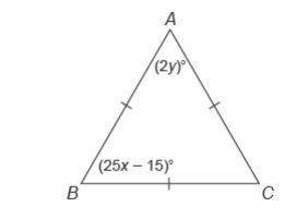 Solve for x and y explain what you did to get the answer