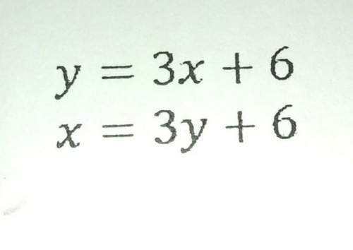 Substitution method y= 3x +6. x= 3y +6
