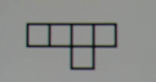Explain why the net shown here could not be the net of a cube