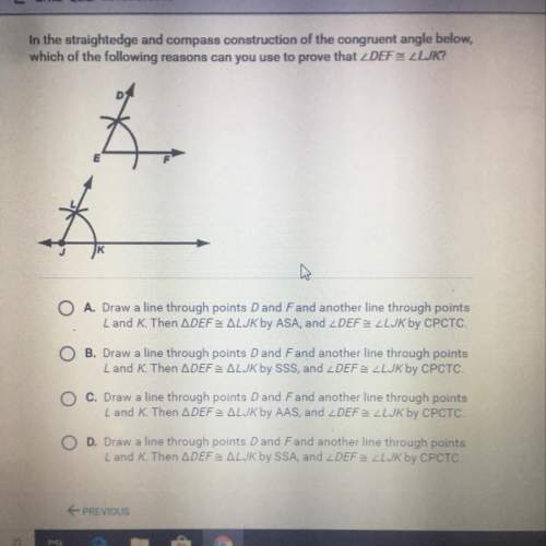 in the straightedge and compass construction of the congruent angle below, which of the