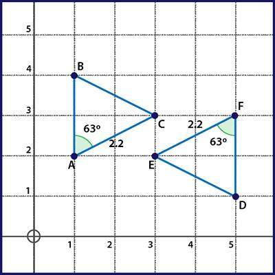 Name the congruent triangles and justify the reason for congruence.(15 points)