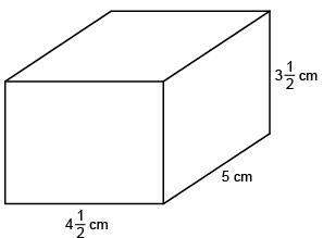 What is the volume of the prism?  enter your answer, as a mixed number in si