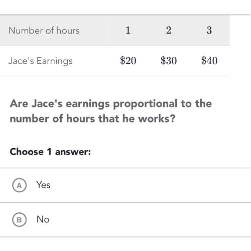 The following table shows jace’s earnings based on the number of hours that he works.
