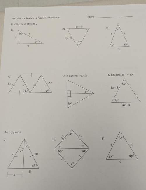 Ineed the answers to geometry it's extra credit but i'm struggling and need an explanation &lt;